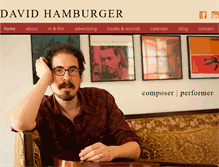 Tablet Screenshot of davidhamburger.com